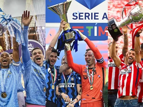 Estas son las tablas finales de las 5 grandes ligas de Europa