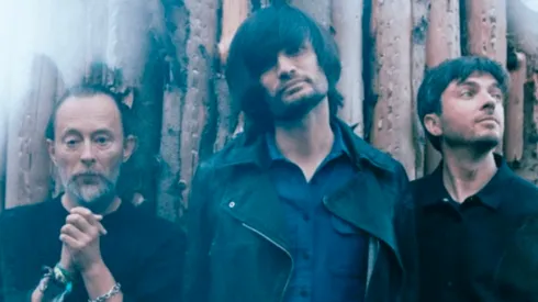The Smile en pleno: Thom Yorke, Jonny Greenwood, Tom Skinner.