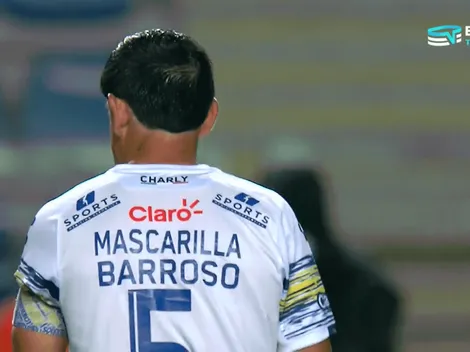 Notable once de Everton: Mascarilla Barroso y Alcohol Gel Waterman