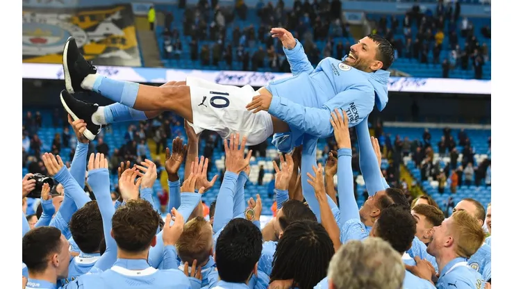 Sergio Kun Agüero se despide del Manchester City