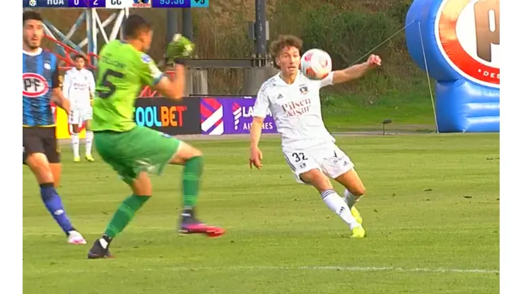 Arriagada no perdonó en la única que tuvo y cerró el triunfo de Colo Colo
