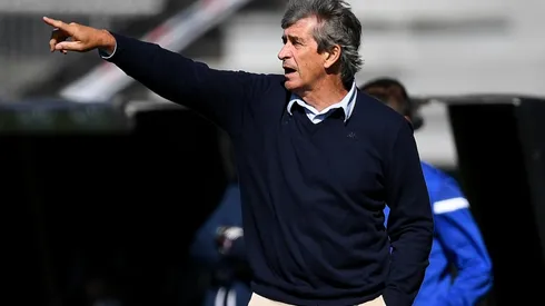 Pellegrini en el partido de Betis con Celta