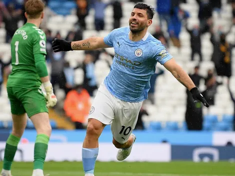 ¡Histórico! Agüero máximo goleador de la Premier con un equipo