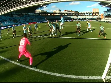 ¡Gigante! El tapadón de Bravo que mete al Betis en Europa League