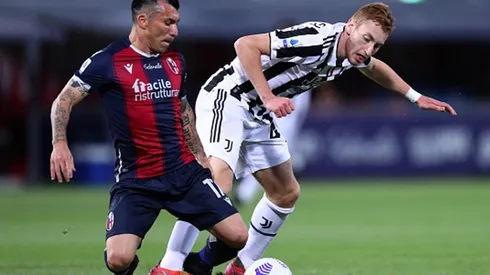 Medel regresó a la cancha en la caída del Bologna contra una Juventus que va a Champions.