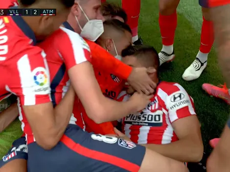 Luchito Suárez: gol de Atlético y se prueba la corona