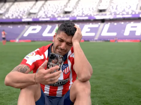 Emotivo llanto de Luis Suárez, campeón con el Atlético