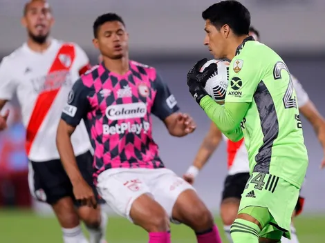 El portero de Fluminense no está ni ahí con Enzo Pérez