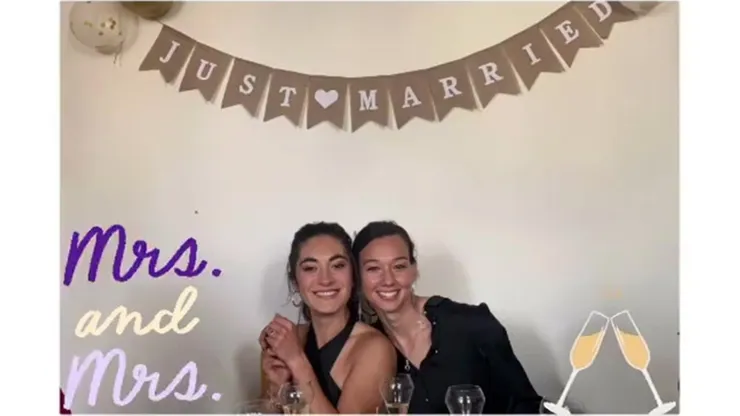 Christiane Endler contrajo matrimonio en Francia y las fotos junto a su novia se viralizaron rápidamente