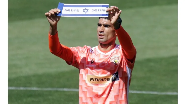 David Escalante le entregó un controvertido gesto de apoyo a Israel tras anotar su último gol en Primera B