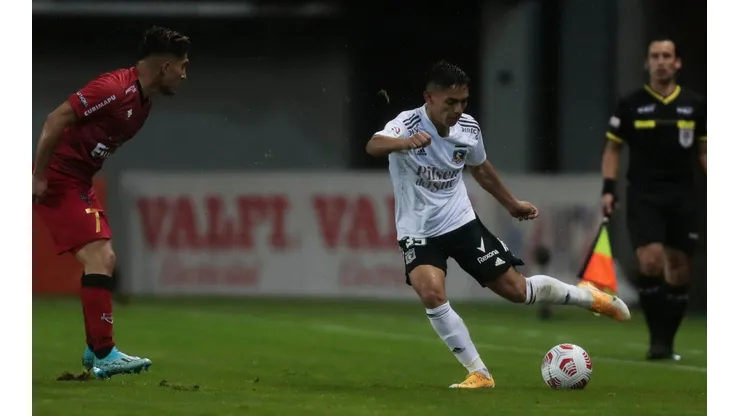 Joan Cruz fue titular en el partido de Colo Colo ante Ñublense.