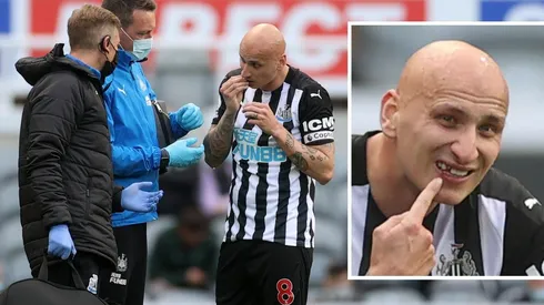 Shelvey perdió un diente en partido ante el Sheffield United