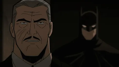 Carmine Falcone conversando con Batman en Batman: The Long Halloween, Part 2.