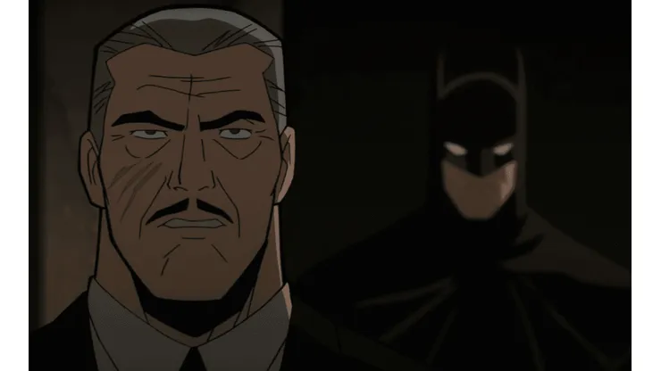 Carmine Falcone conversando con Batman en Batman: The Long Halloween, Part 2.