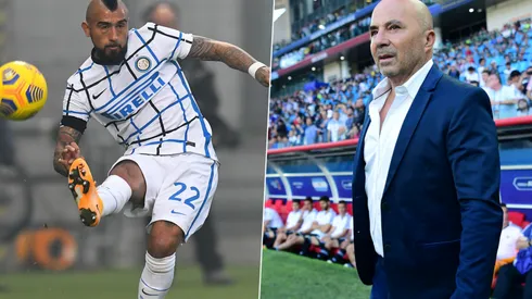 Vidal habla de su relación con Sampaoli y la opción de salir del Inter.