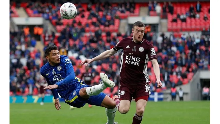 Jamie Vardy y Thiago Silva, estandartes de sus equipos, se encontrarán de nuevo.