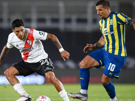 La formación de Central con Vecchio para la "final" con Huachipato