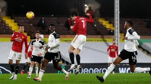 Edinson Cavani asoma como la gran carta de gol del United para el cierre de temporada.