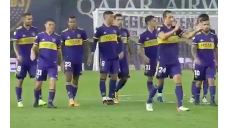 Los jugadores de Boca Juniors no sabían que habían ganado