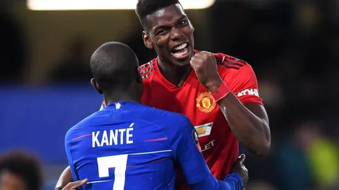 Kanté y Pogba son compañeros en la selección de Francia y rivales en la Premier League