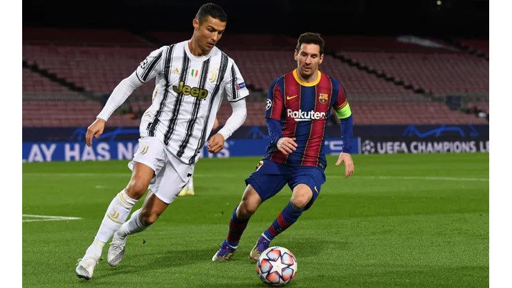 Cristiano Ronaldo y Lionel Messi se enfrentaron esta temporada en Champions League.