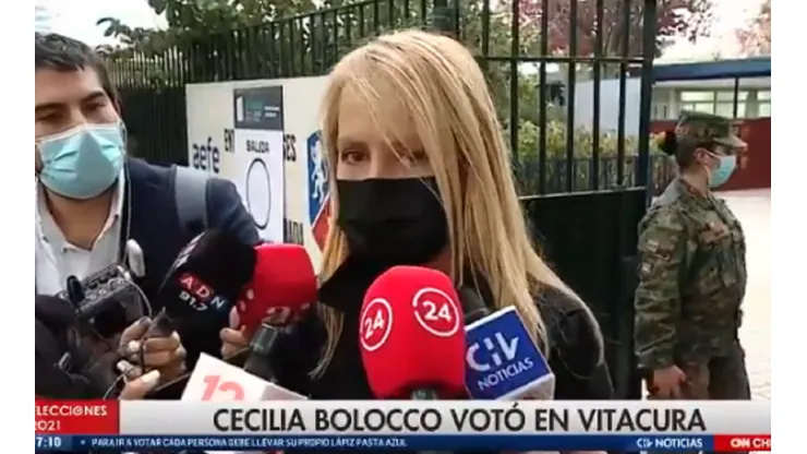 Cecilia Bolocco entrega un potente mensaje tras votar