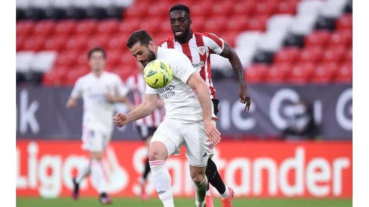 Nacho marcó el único gol del Real Madrid ante el Athletic de Bilbao.