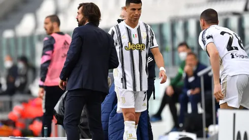 Cristiano salió amurrado en el partido ante Inter de Milán