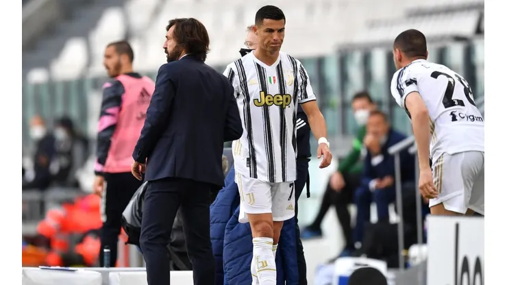 Cristiano salió amurrado en el partido ante Inter de Milán