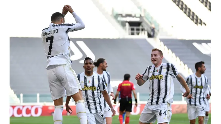 Cristiano Ronaldo celebra su gol ante el Inter
