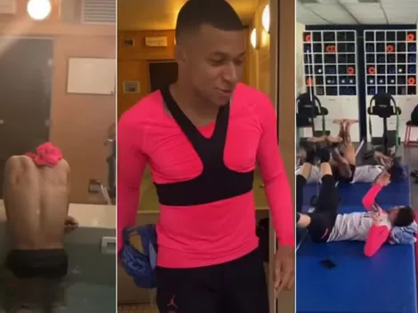 Durísimo: Mbappé le tiró un toallazo mojado en la cara a Neymar