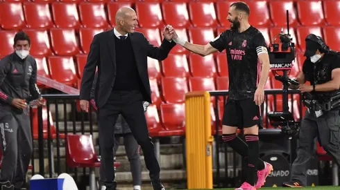 Zinedine Zidane se despidió de los jugadores del Real Madrid.