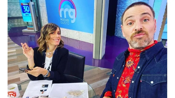 Diana Bolocco y José Antonio Neme en el Mucho Gusto, de Mega; competencia directa de Contigo en la Mañana, de Chilevisión.