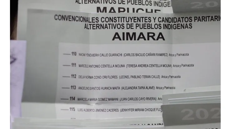 ¿Quiénes pueden votar por candidatos de pueblos originarios?