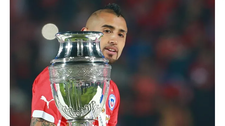 Arturo Vidal suma siete goles en Copa América con dos títulos.