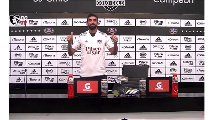 Emiliano Amor tiene 25 años y mide 1,90 mt. Fue a la banca en el último partido de Colo Colo ante Palestino
