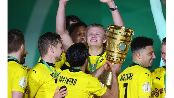 Campeones de Copa de Alemania: Borussia Dortmund goleó al Leipzig con Haaland como figura.