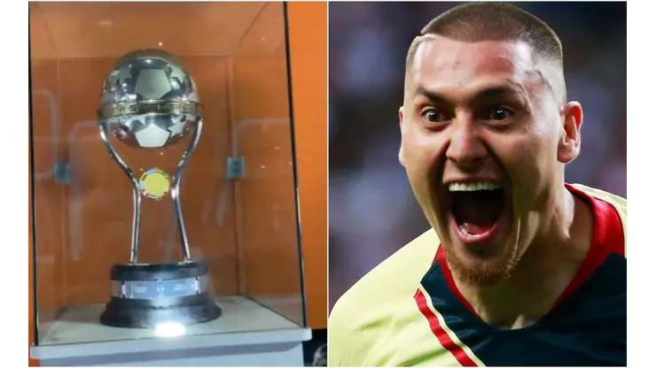 Nicolás Castillo se burló de Colo Colo desde el museo de Pachuca.