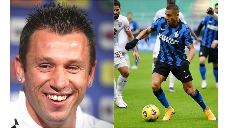 Antonio Cassano expresó toda la admiración que siente por Alexis Sánchez después de que Inter se coronara campeón de la liga italiana