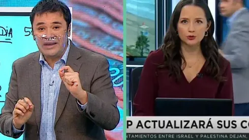 Roberto Saa y Andrea Aristegui en Meganoticias Tarde.