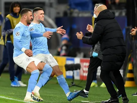 El City festeja el título con alcohol y muchas pizzas