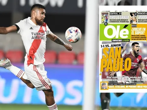Paulo Díaz es portada de Olé tras ser el héroe de River