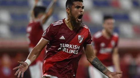 Paulo Díaz salvó a River Plate en Barranquilla con un hermoso cabezazo.