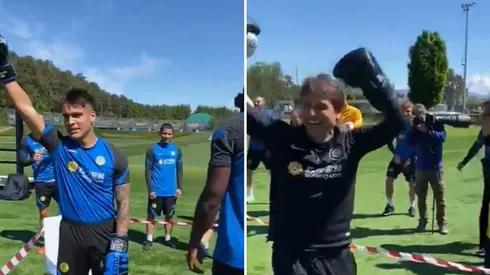 Lautaro Martínez y Antonio Conte demostraron tener cero problemas.