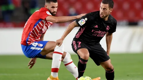 Real Madrid goleó al Granada y sigue en la lucha por el título de La Liga.