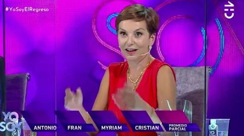 Fran García-Huidobro en el jurado del programa Yo Soy.