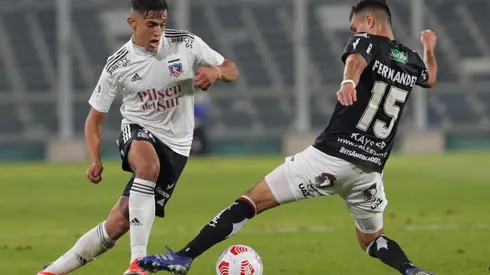 Pablo Solari fue titular ante Palestino