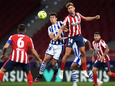 Atlético gana sufriendo y está a dos partidos del título