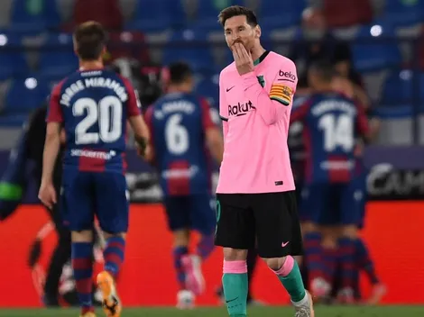 Barcelona se cae en la lucha por el título: empate contra Levante