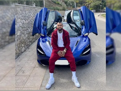 El batimóvil del King: Vidal tiene un nuevo McLaren 720S